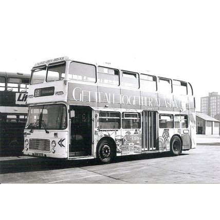 Black & White Photograph of Bristol Omnibus Co. Ltd. - AHW 207V
