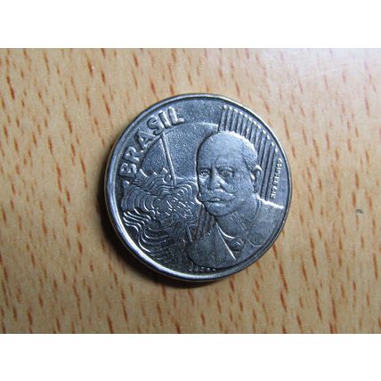 Brazil Brasil 2002 50 Centavos Coin