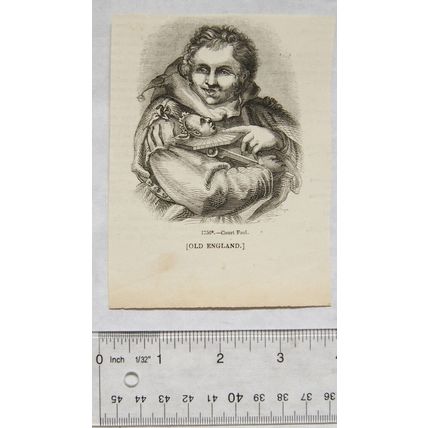 1860s engraving - Court Fool