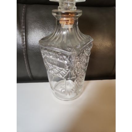 Drambuie Cut glass Vintage decanter No stopper 8”