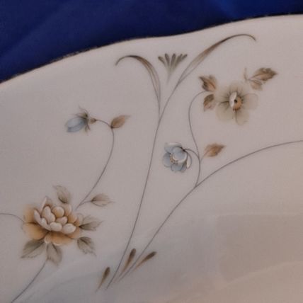 Vintage Lot 2 PREMIERE ME 212 BRIARWOOD Soup BOWLS China Salad 9" Scalloped