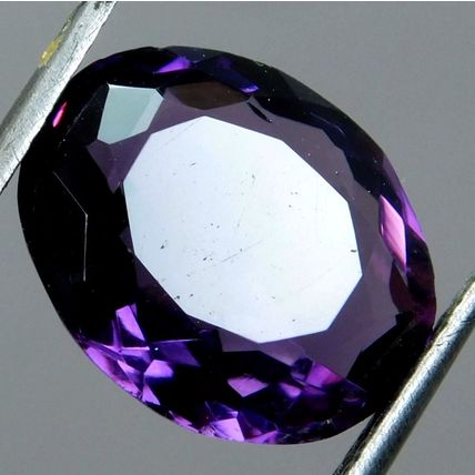 Natural 6.30 Ct Purple Color Amethyst Oval Cut Loose Gemstone