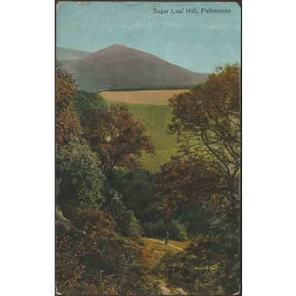 Sugar Loaf Hill, Folkestone, Kent, 1914 - Valentine's Postcard