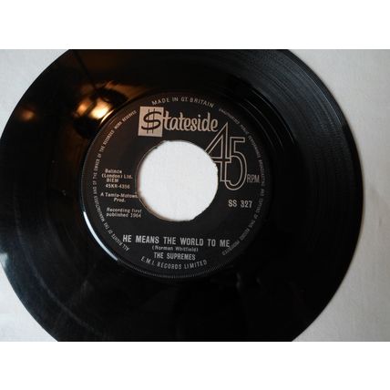 7"NORTHERN SOUL,1964. SUPREMES . WHERE DID OUR LOVE GO. STATESIDE.SS327. EX