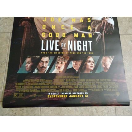 Live by Night - Movie Poster with Ben Affleck as Joe Coughlin