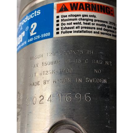 NEW HYSON T2B-3000X25 TH TANKER 2,T2SK-3000 NITROGEN GAS SPRING,CK