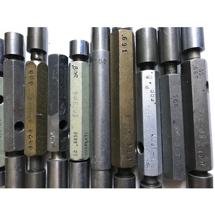 LOT THE PIPE MACHINERY GO NO GO PLUG GAGE,.681 .695,.685,.688,.691,.6850,.695,ET