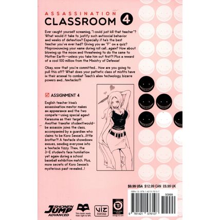 Assassination Classroom, No. 4 by Yusei Matsui ( Viz Media | 4th. Print | 2017 )