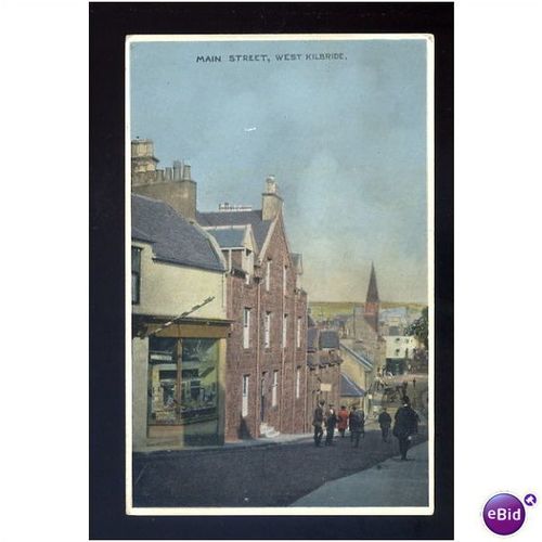 Ayrshire WEST KILBRIDE Main Street Postcard (by Dennis)
