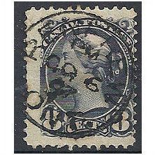 Canada 1893 SG120 8c Blackish-Purple Very Fine Used .