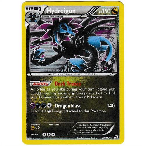 Pokemon B&W Legendary Treasures - #99/113 - Hydreigon Holo