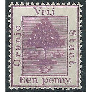 Orange Free State 1894 SG68 1d Purple Mounted Mint .. ..