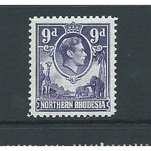 northern rhodesia stamp sg39 sg 39 hm