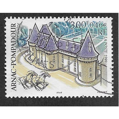 FRA 1999 3F 'TOURISM -ARNAC POMPIDOU CASTLE' FINE USED (EBID55-846)