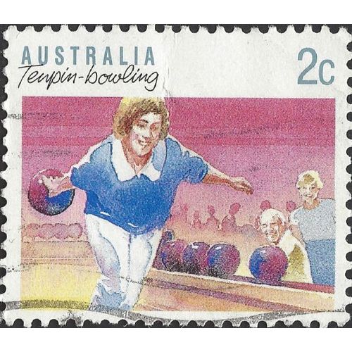 AUSTRALIA, SPORT, Tenpin Bowling, pink 1989, 2c, #2