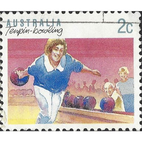 AUSTRALIA, SPORT, Tenpin Bowling, pink 1989, 2c, #3