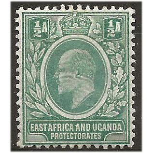 East Africa & Uganda Prot 1904 SG17 1/2a Grey-Green Wmk MCA Mounted Mint .. ..