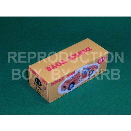 Dinky #111 Triumph TR 2 Sports (pink) - Reproduction Box by DRRB