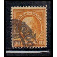 Used 416 10c Benjamin Franklin Barely Clears RA1891