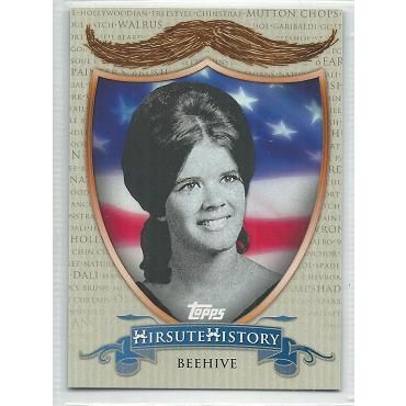 2011 TOPPS AMERICAN PIE ' HIRSUTE HISTORY ' # HH -8 BEEHIVE