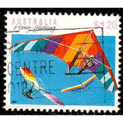 Australia 1990 Sport Hang-gliding $1.20 Used Stamp