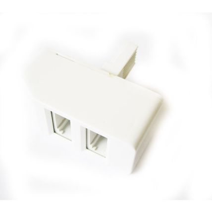 BT Telephone Phone Socket DOUBLE 2 way Adaptor Splitter