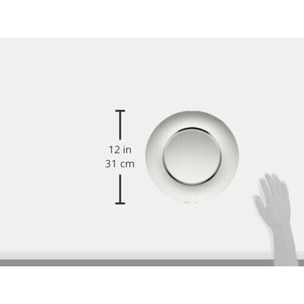 ZACK Meson 12" Charger Under Plate with Polished Finish-NEW-SEALED-FAST SHIPPING