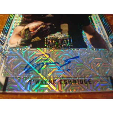 2021 Leaf Metal Draft, Autograph Card, D'WAYNE ESKRIDGE, Seahawks