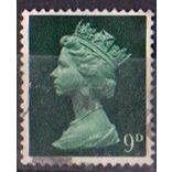 GB 1967 9d green used SG740