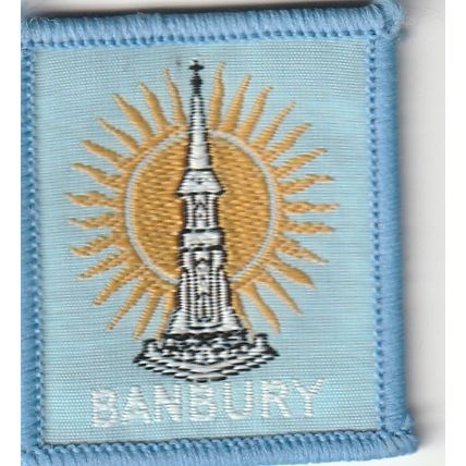 Scout Badge UK - Banbury - Black Back (BY83)