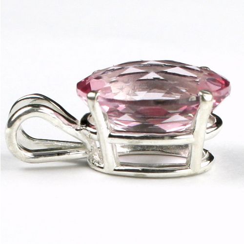 Pure Pink Topaz, 925 Sterling Silver Pendant, SP006