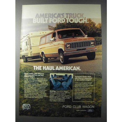 1981 Ford Club Wagon Ad - America's Truck