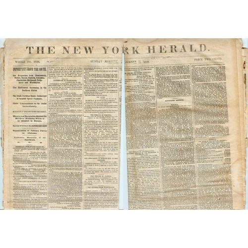 New York New York City Newspaper Title: New York Herald Date: Nov-11-1860~2