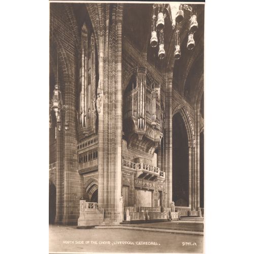 Valentine's PC - North Side Of The Choir, Liverpool Cathedral, Lancashire