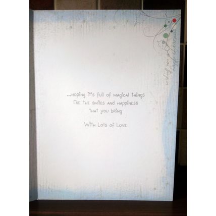Me To You Christmas Cards - For a Special Daughter - Glitter Card - 003