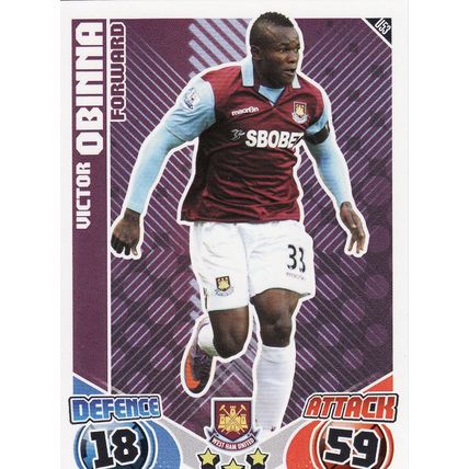 Match Attax Extra 2010/2011 U53 Victor Obina West Ham United