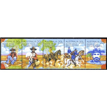 AUSTRALIA 1980 Folklore Se-tenant strip of 5 stamps (SG742a) STAMP PACK MNH