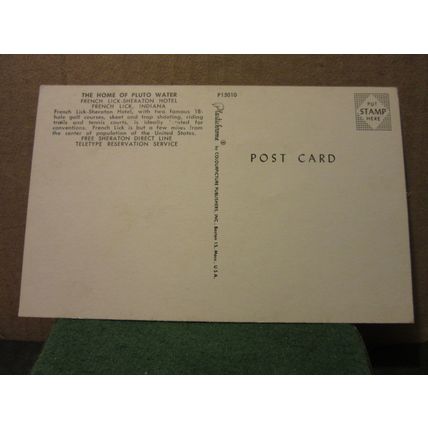 SHERATON HOTEL, FRENCH LICK, INDIANA, USA. unused postcard /