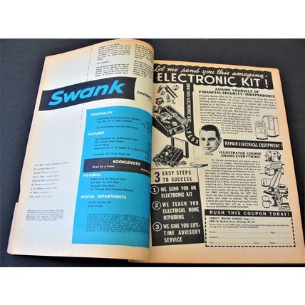 Vintage- SWANK -Volume 6 #6, January 1960, Magazine. RARE.