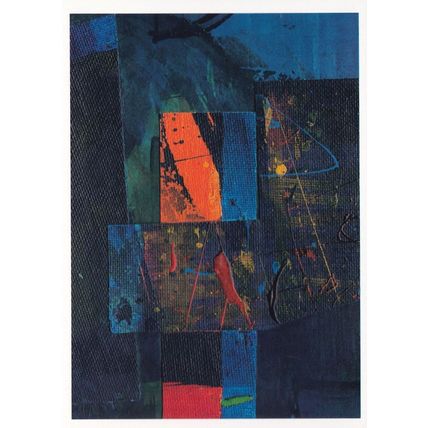 Martyn Brewster Composition Award Painting Postcard