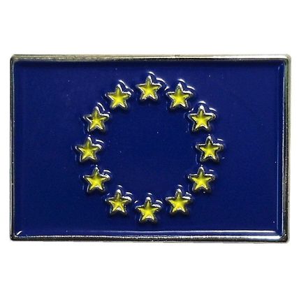 European Union Flag EU Support NO BREXIT ANTI Metal Enamel REMAINER Badge 20mm