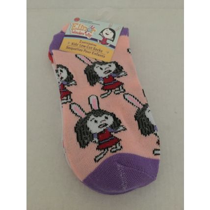 NEW 2 Pairs Elinor Wonders Why Kids Low Cut Socks - Shoe Size 7-2