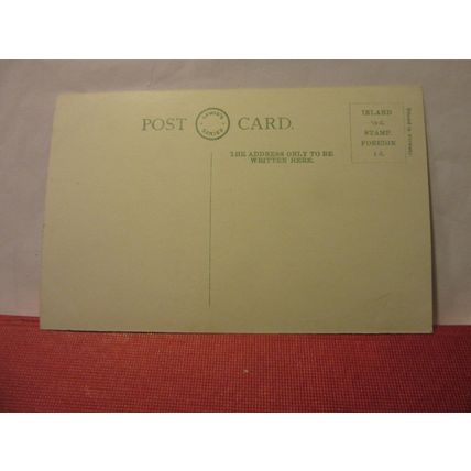 St. GEORGE'S HALL, LIVERPOOL unused antique postcard lewis's series #