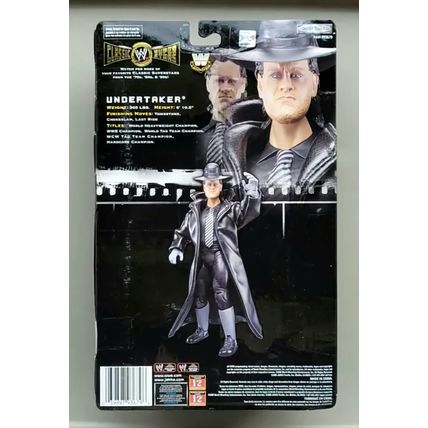 wwe wwf ljn classic superstars limited edition 1 of 3000 undertaker figure