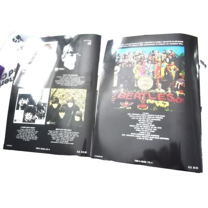 The Beatles Sgt Pepper's Lonely Hearts Club Band Songbook &1st four albums music