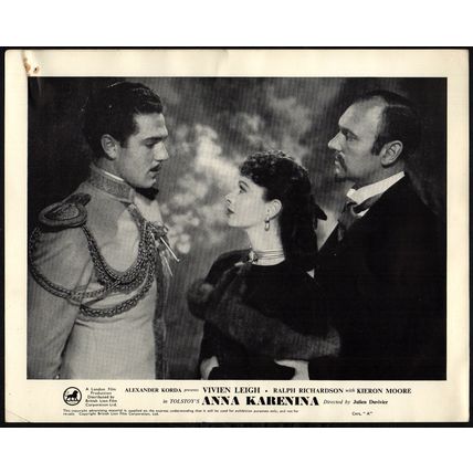 ANNA KARENINA 1948 Vivien Leigh, Ralph Richardson, Kieron Moore 10x8 LOBBY SET