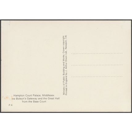 Anne Boleyn's Gateway, Hampton Court Palace, Middlesex, 1960s - MPBW Postcard