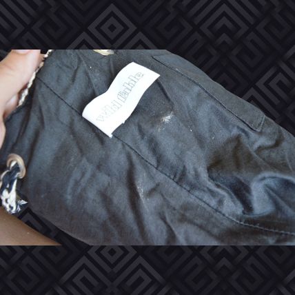Wild Fable Black and White Chevron Knit Small Backpack