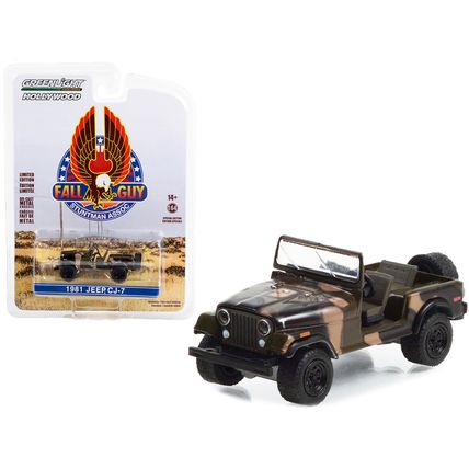 1981 Jeep CJ-7 Camouflage "Fall Guy Stuntman Association" Hollywood Special E...
