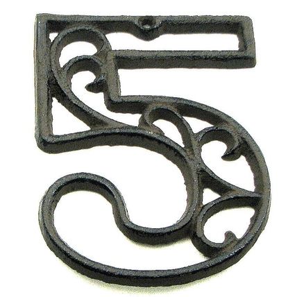 Cast Iron Number Five